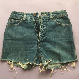 vintage Calvin Klein high waisted cut offs